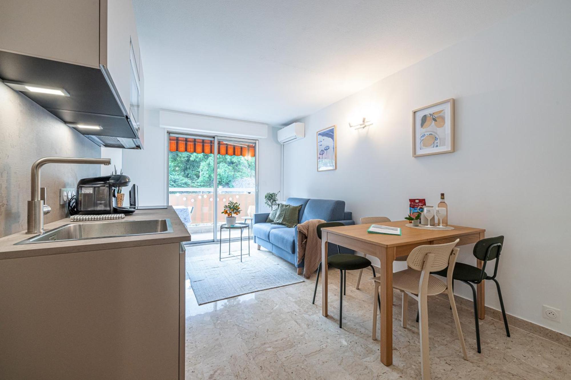 Appartement 2P Renove Avec Terrasse Au Port De Nizza Esterno foto