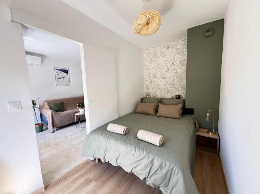 Appartement 2P Renove Avec Terrasse Au Port De Nizza Esterno foto